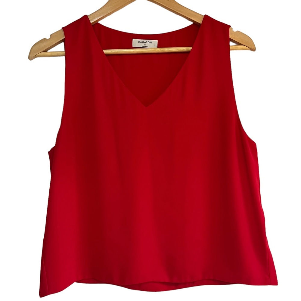 Aritzia Red Sleeveless Women's Top